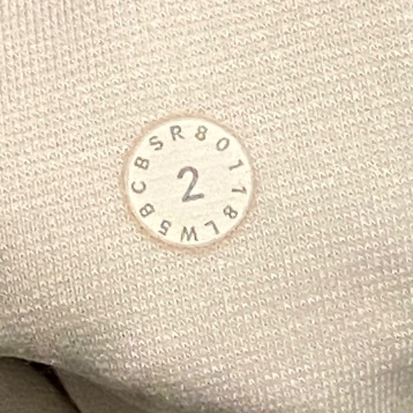 Lululemon Train Times 7/8 Pant *25" Jasmine White Multi / White 16469 - Picture 14 of 16